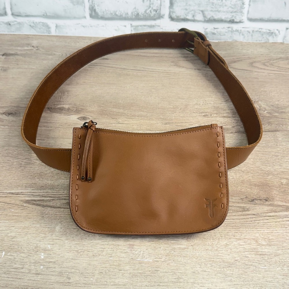Frye Belt Bag  Leather Cognac Brown
